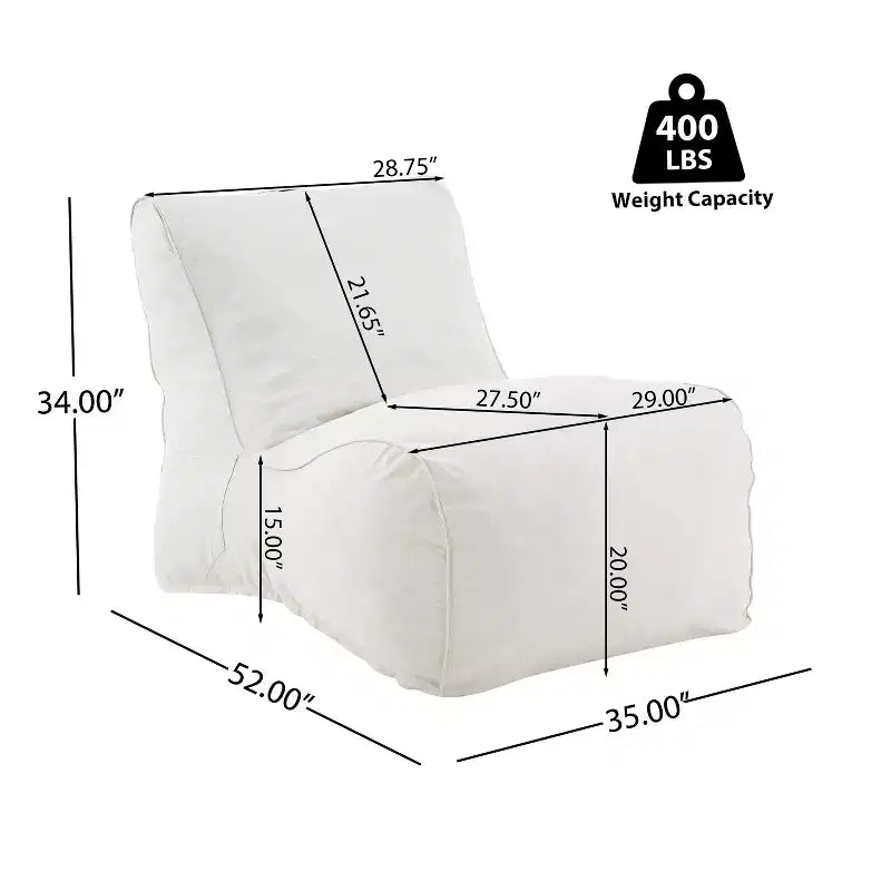 Poltrona lounge a sacco moderna da esterno Dorothea Christopher Knight Home