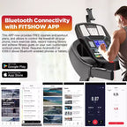 4.5HP Treadmill Clearance  APP Control Treadmill Jogging Machine W/ Bluetooth Speaker