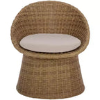 Drew Swivel Chair Indoor/Outdoor - PAT7543 - Natural/Taupe - Safavieh