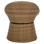 Sedia girevole Drew per interni ed esterni - PAT7543 - Naturale/Tortora - Safavieh