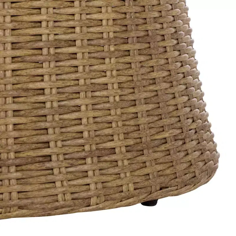 Sedia girevole Drew per interni ed esterni - PAT7543 - Naturale/Tortora - Safavieh
