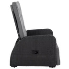 Millman Recliner Chair Indoor/Outdoor - PAT6906 - Black/Grey - Safavieh