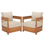 Kento Armchair Indoor/Outdoor (Set of 2) - PAT7097 - Natural/Taupe - Safavieh