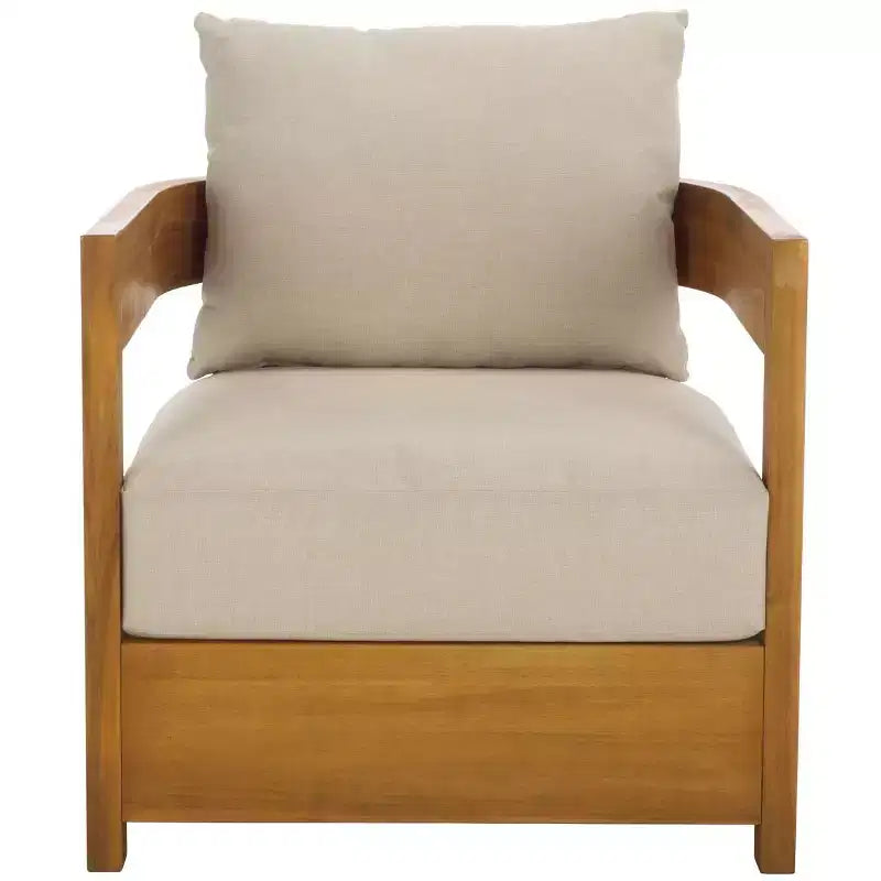 Kento Armchair Indoor/Outdoor (Set of 2) - PAT7097 - Natural/Taupe - Safavieh