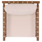 Sabrina Side Chair Indoor/Outdoor (Set of 2) - PAT6809 - Teak Brown/Cream - Safavieh