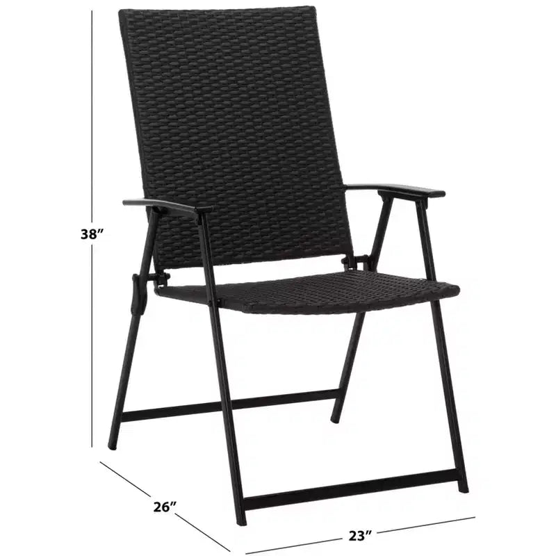 Simon Folding Chair Indoor/Outdoor (Set of 2) - PAT6901 - Safavieh
