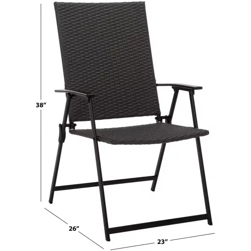 Simon Folding Chair Indoor/Outdoor (Set of 2) - PAT6901 - Safavieh