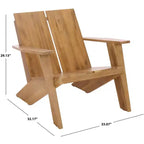 Maya Adirondack Chair Indoor/Outdoor - PAT6800 - Safavieh