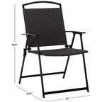 Sedia Pieghevole Dory per Interni/Esterni (Set di 2) - PAT6902 - Safavieh