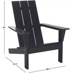 All Weather Adirondack Chair Indoor/Outdoor - PAT4500 - Safavieh