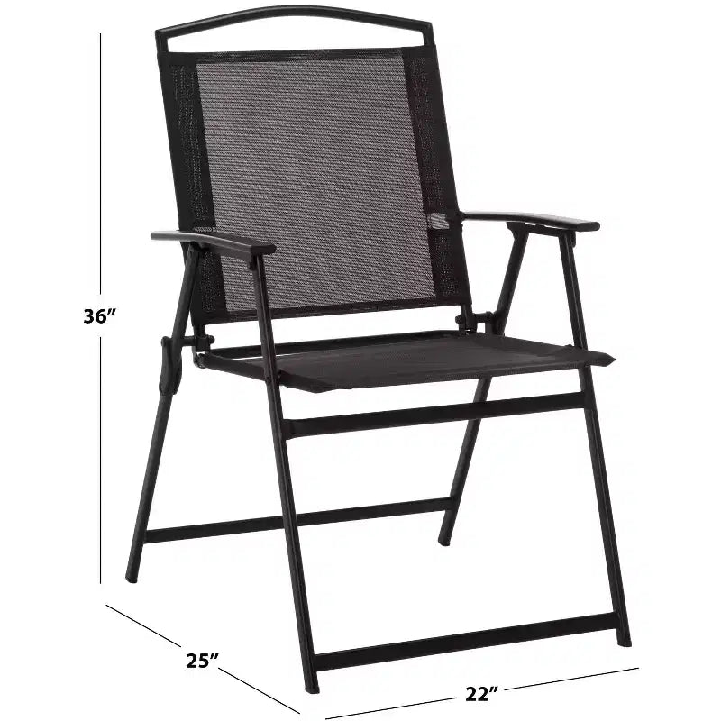 Alvin Folding Chair Indoor/Outdoor (Set of 2) - PAT6900 - Safavieh