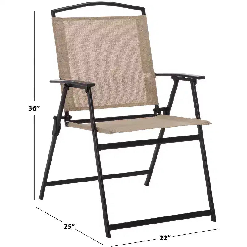 Alvin Folding Chair Indoor/Outdoor (Set of 2) - PAT6900 - Safavieh