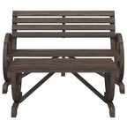 vidaXL Patio Lounge Set Outdoor Garden Seat Furniture 4 Piece Solid Wood Fir