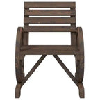 vidaXL Patio Lounge Set Outdoor Garden Seat Furniture 4 Piece Solid Wood Fir