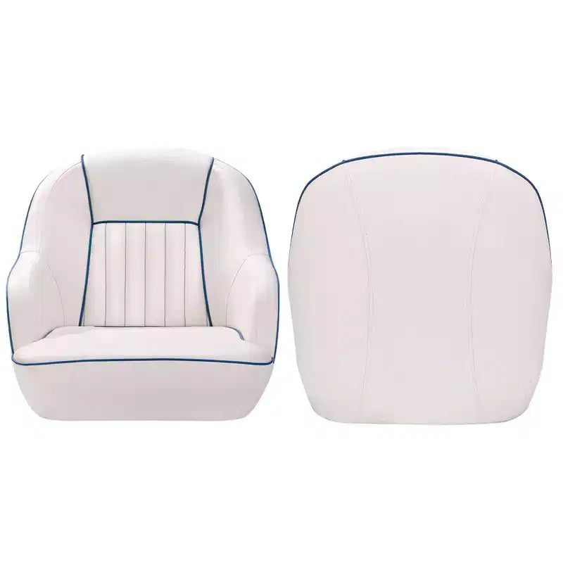 Sedile del Capitano per Pontone, ergonomico, con imbottitura in schiuma a compressione e telaio in plastica stampata resistente
