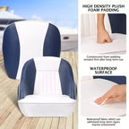 Sedile del Capitano per Pontone, ergonomico, con imbottitura in schiuma a compressione e telaio in plastica stampata resistente