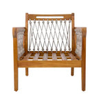 Christopher Knight Home Momo Modern Outdoor Acacia Wood Club Chair with Handwoven Rope