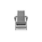 Signature Design by Ashley Lone View Bay Adirondack Chair, Outdoor Patio Chair, Gray MEGA-TUFF HDPE