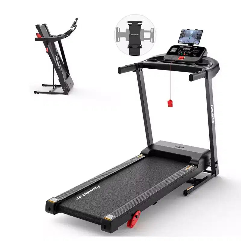 Tapis roulant da 3,5 HP in offerta: Tapis roulant pieghevole 4 in 1 con inclinazione del 12%, app e altoparlanti Bluetooth, capacità di 150 kg, 71 programmi, per casa/ufficio