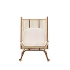 Christopher Knight Home Katerina Farmhouse Outdoor Woven Rattan Rocking Chair with Cushions
