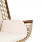 Christopher Knight Home Katerina Farmhouse Outdoor Woven Rattan Rocking Chair with Cushions