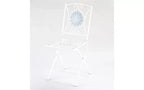 The Lakeside Collection Metal Mosaic White Outdoor Chair -
