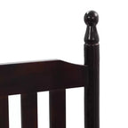 vidaXL Rocking Chair Outdoor Patio Rocking Chair with Curved Seat Poplar Wood
