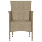 vidaXL Set di 2 sedie in polyrattan e acciaio