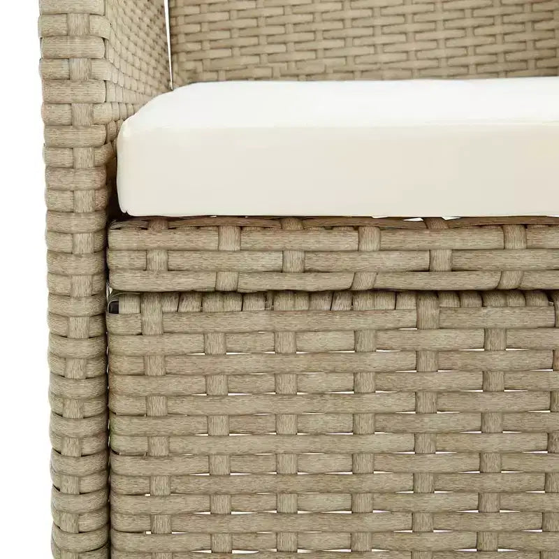 vidaXL Set di 2 sedie in polyrattan e acciaio
