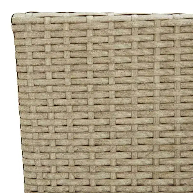 vidaXL Set di 2 sedie in polyrattan e acciaio