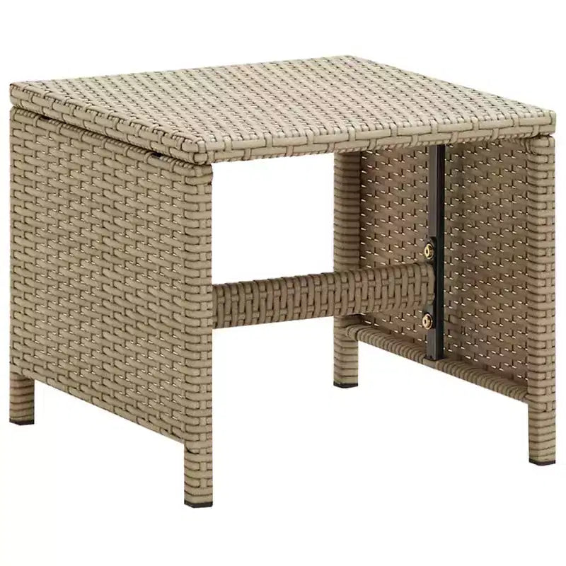 vidaXL Arredo Giardino Set 2 Sgabelli da Esterno con Cuscini Polyrattan