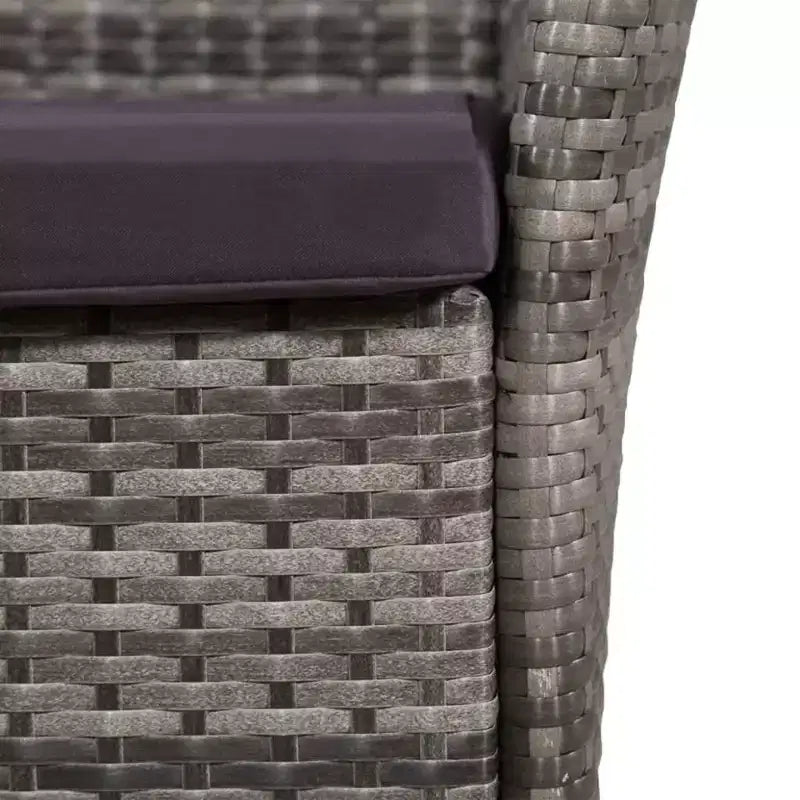 vidaXL Sedia da Pranzo con Sgabello