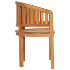 vidaXL Sedia a Banana, Sedie in Legno da Esterno per Giardino, Patio, Terrazza, Sala da Pranzo, Finitura Personalizzabile