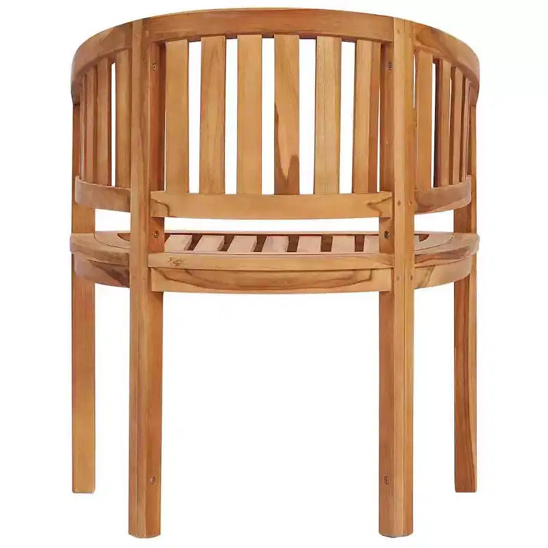 vidaXL Sedia a Banana, Sedie in Legno da Esterno per Giardino, Patio, Terrazza, Sala da Pranzo, Finitura Personalizzabile
