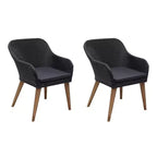 vidaXL Sedia da giardino 2 pz 62,5 x 55 x 82 cm Polyrattan