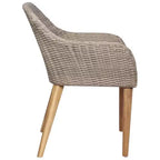 vidaXL Sedia da giardino 2 pz 62,5 x 55 x 82 cm Polyrattan