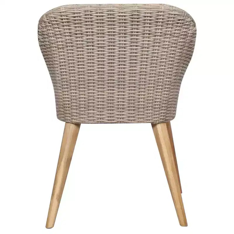 vidaXL Sedia da giardino 2 pz 62,5 x 55 x 82 cm Polyrattan