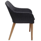 vidaXL Sedia da giardino 2 pz 62,5 x 55 x 82 cm Polyrattan
