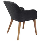 vidaXL Sedia da giardino 2 pz 62,5 x 55 x 82 cm Polyrattan