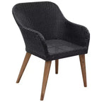 vidaXL Sedia da giardino 2 pz 62,5 x 55 x 82 cm Polyrattan
