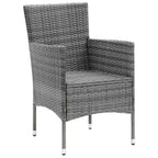 vidaXL 4x Sedie da Giardino Polirattan Esterno Balcone Cena Vari Colori