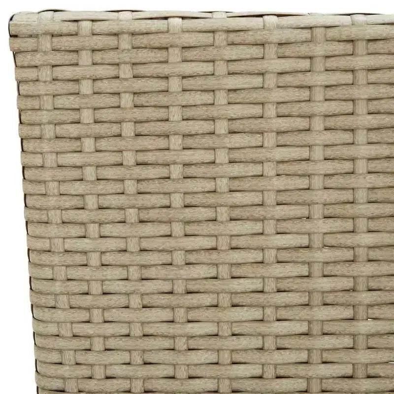vidaXL 4x Sedie da Giardino Polirattan Esterno Balcone Cena Vari Colori