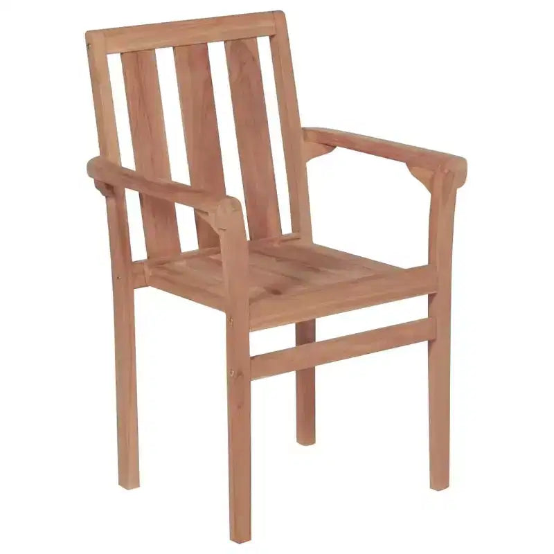 vidaXL 2/4/6/8x Solid Wood Teak Patio Chairs Garden Outdoor Furniture Seat