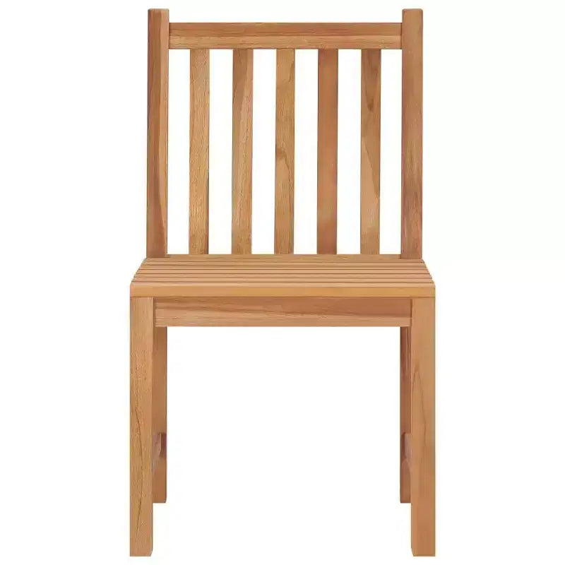 vidaXL Sedie da Esterno in Legno Massello di Teak