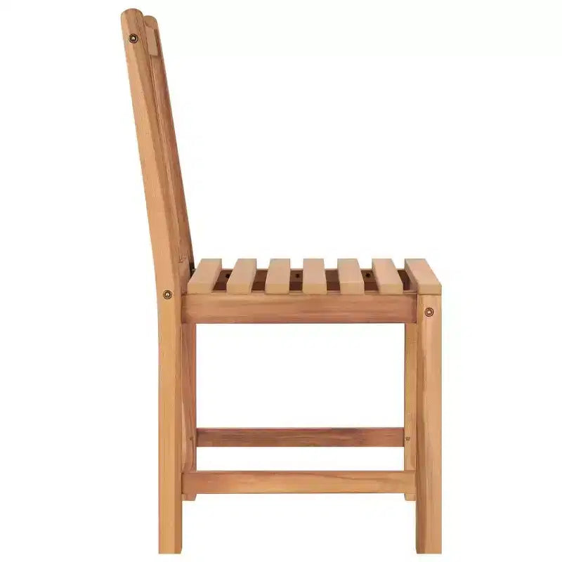 vidaXL Sedie da Esterno in Legno Massello di Teak