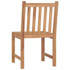 vidaXL Sedie da Esterno in Legno Massello di Teak