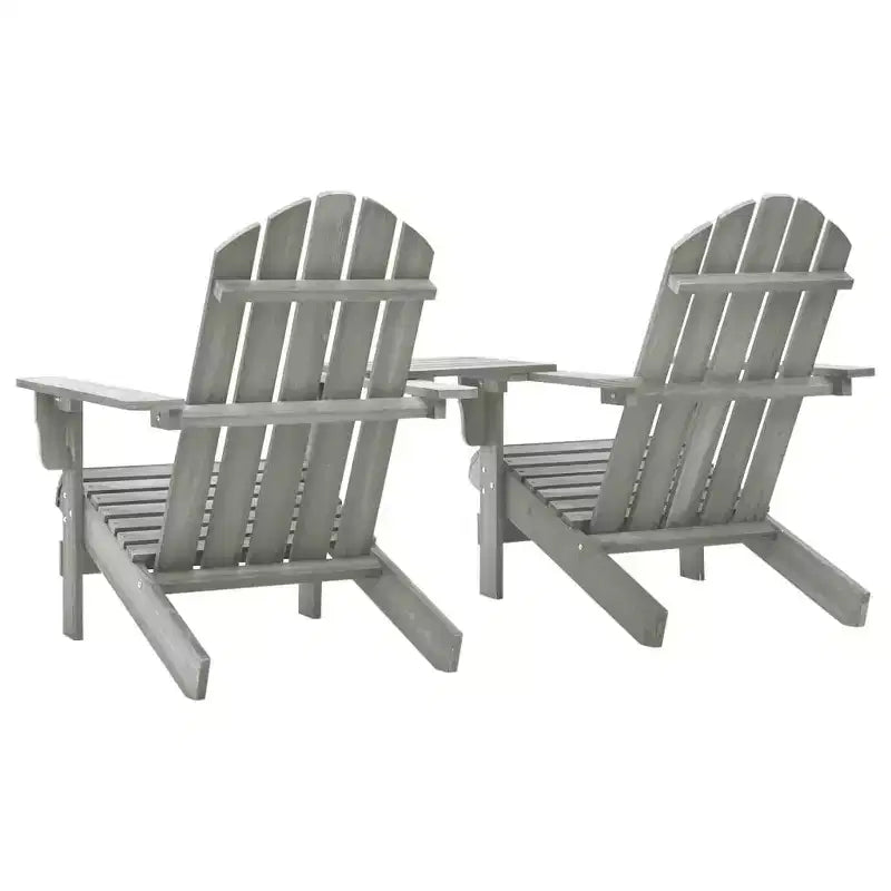 vidaXL Sedie Adirondack Sedia da Giardino Adirondack con Tavolino da Tè Legno Massello di Abete