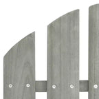 vidaXL Sedie Adirondack Sedia da Giardino Adirondack con Tavolino da Tè Legno Massello di Abete