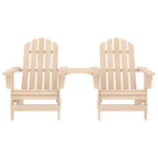 vidaXL Sedie Adirondack Sedia da Giardino Adirondack con Tavolino da Tè Legno Massello di Abete