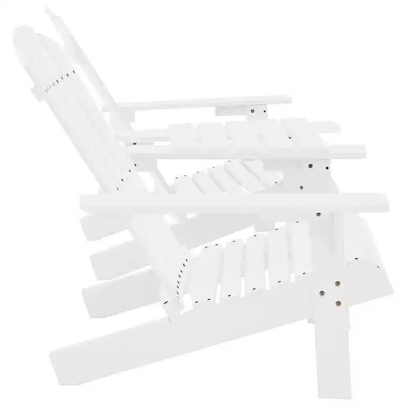 vidaXL Sedie Adirondack Sedia da Giardino Adirondack con Tavolino da Tè Legno Massello di Abete